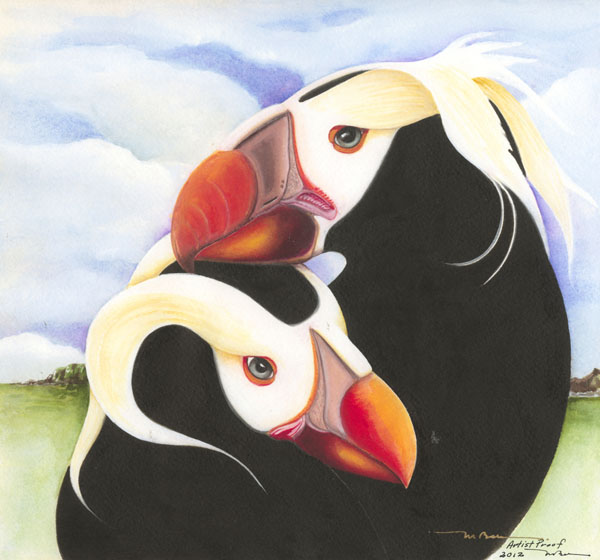 Tufted Puffin - Alcidae Fratercula cirrhata
